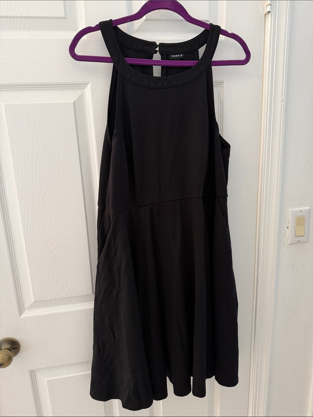 torrid Black halter Tank Swing Dress